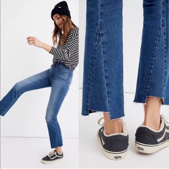 Madewell NWT Cali Demi Boot Back Seam Edition Jeans Size 25 - Picture 1 of 16
